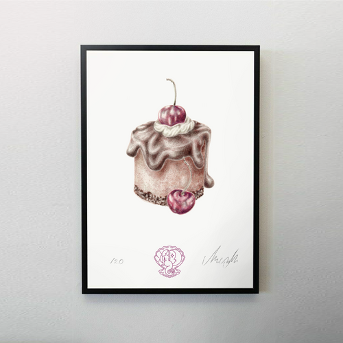 Choco mono - A4 print