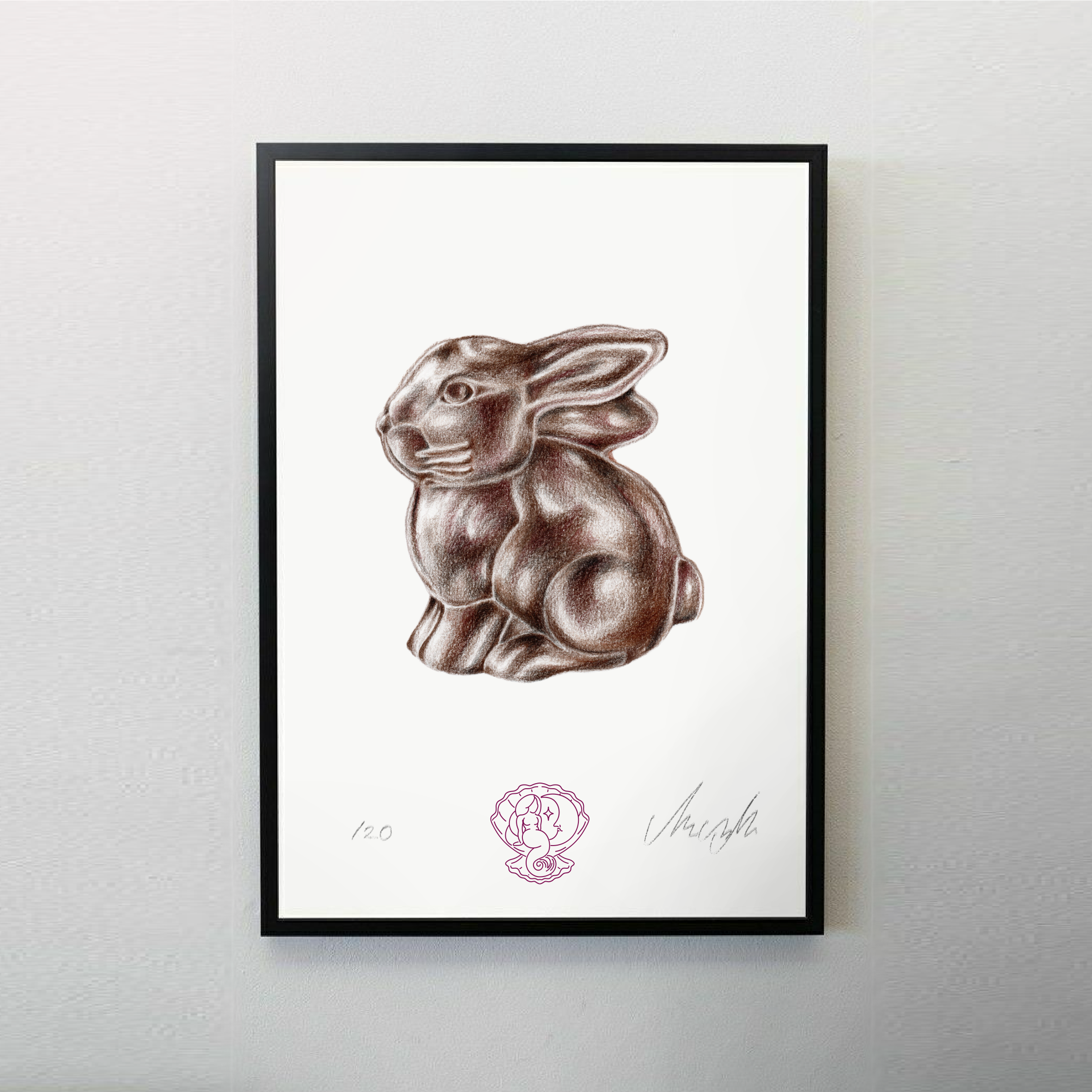 Csoki nyúl - A4 art print