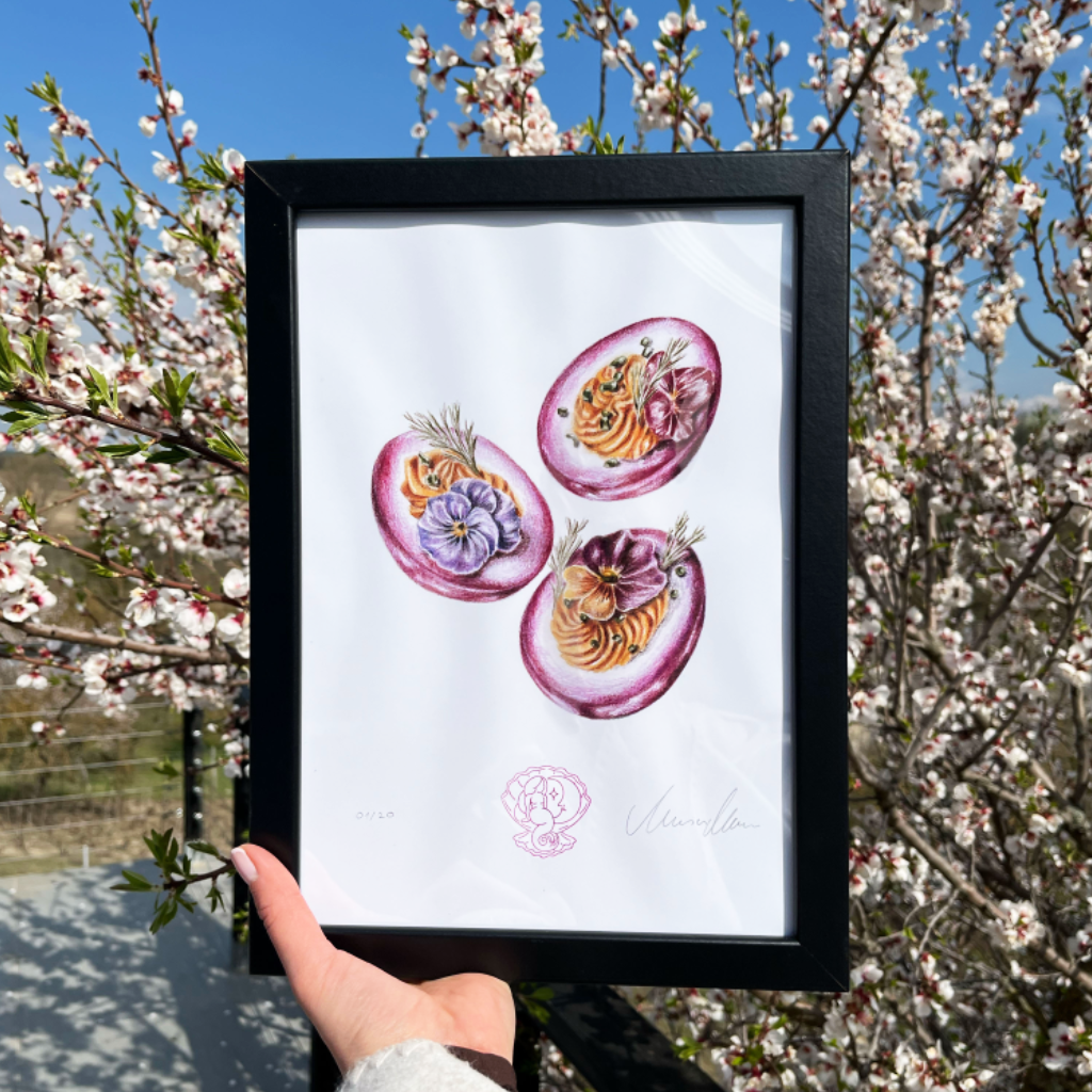 Tojások - A4 art print