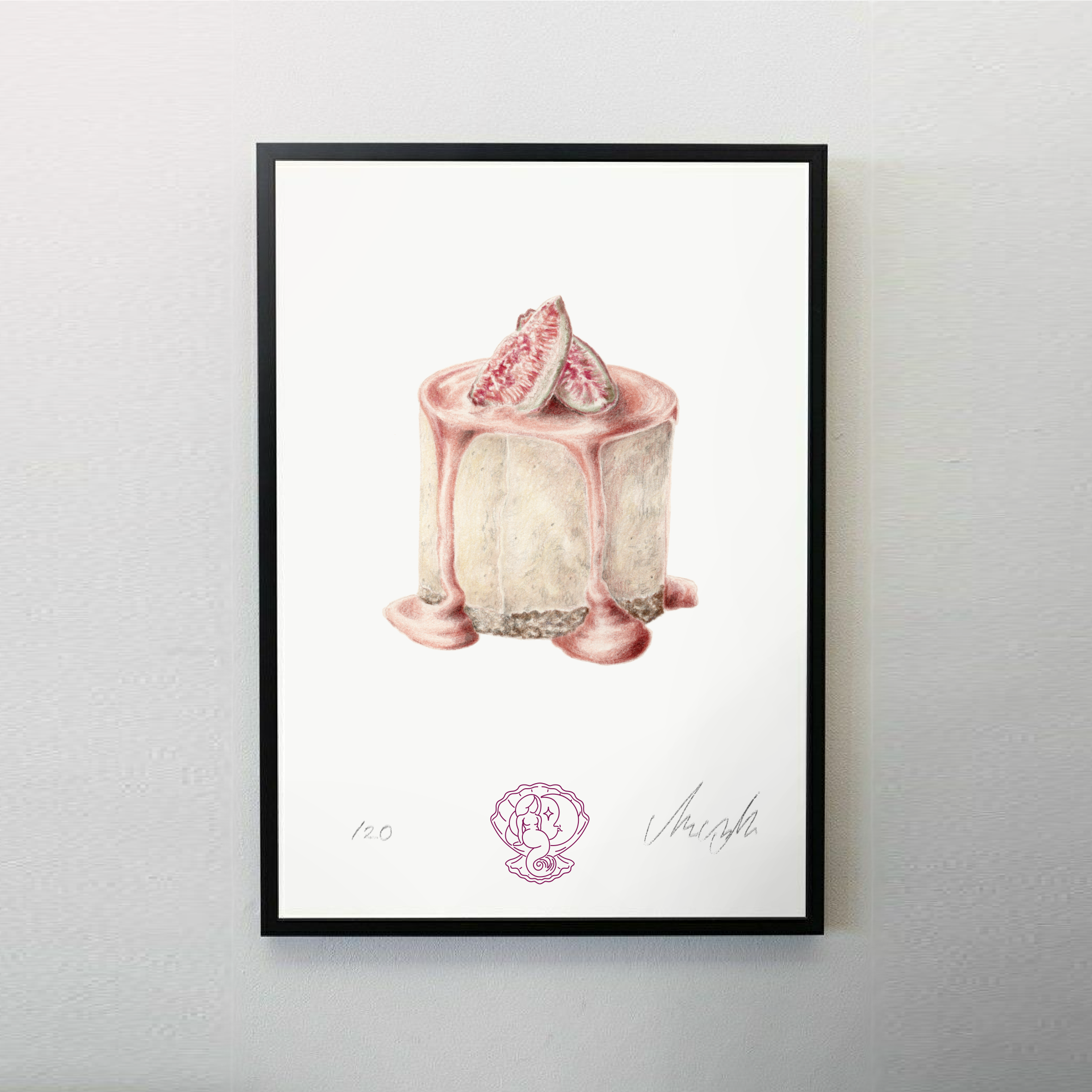 Füge desszert - A4 art print