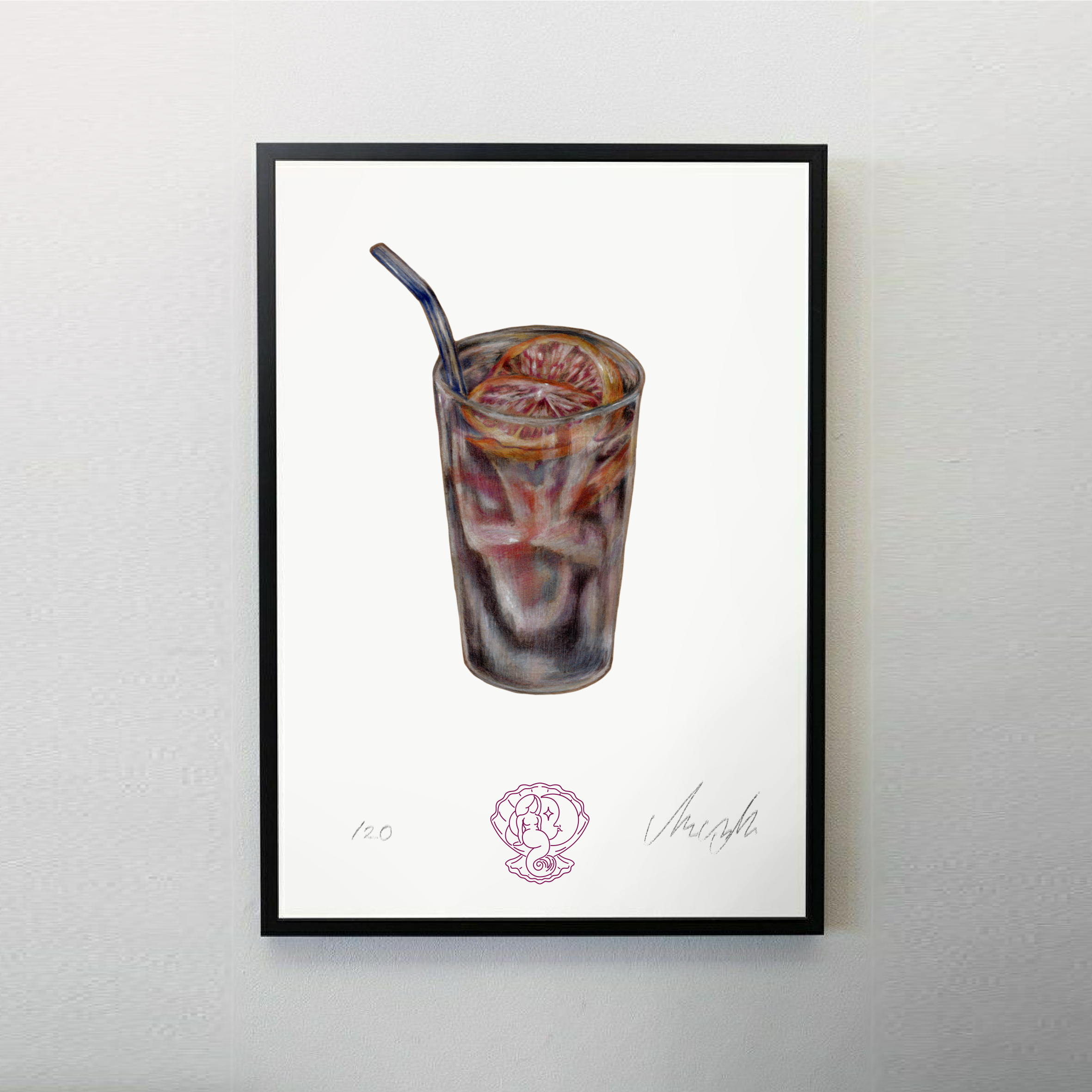 Gin tonic - A4 print
