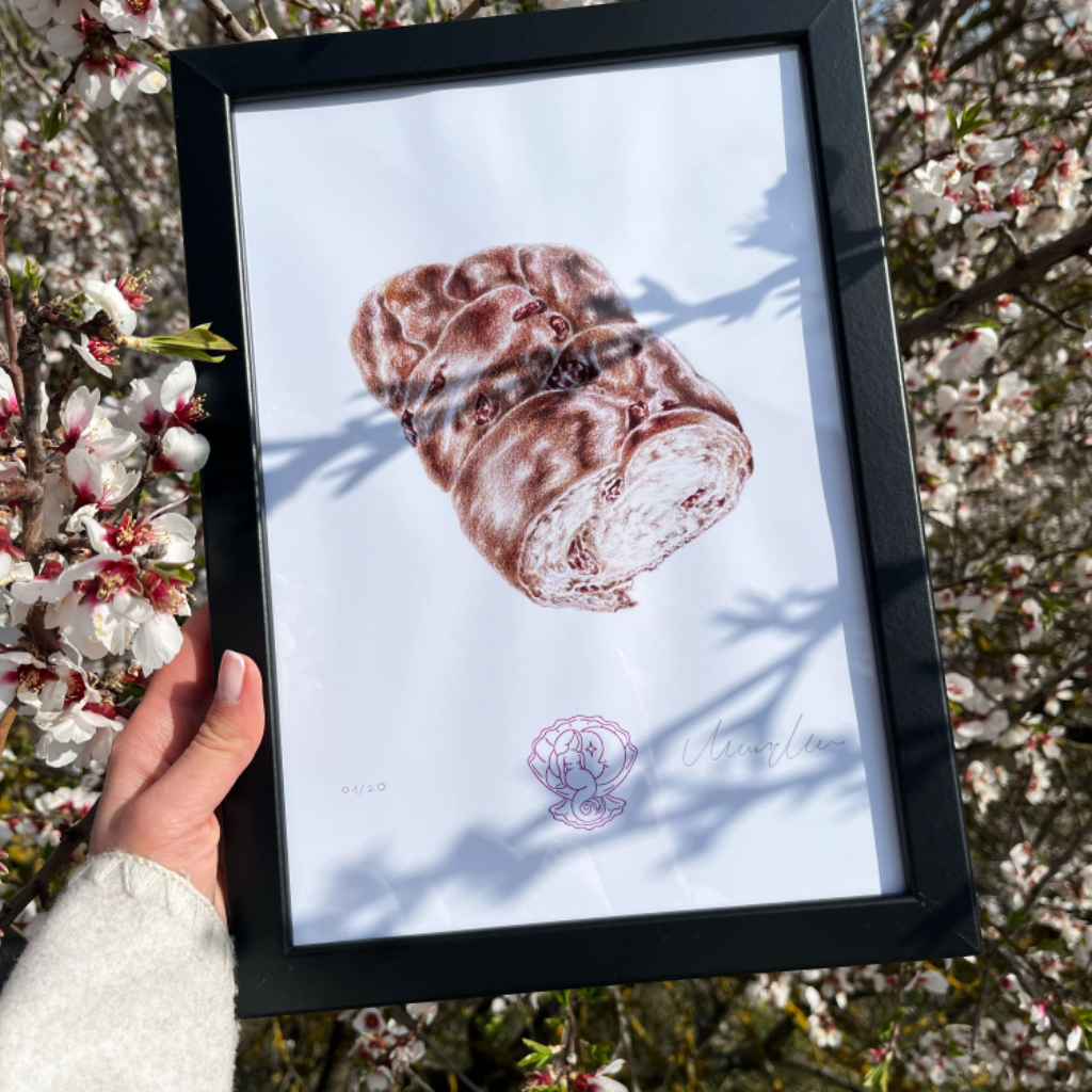 kalacs rajz art print