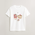 Milla T-shirt - Gyerek fehér rövid ujjú trikó