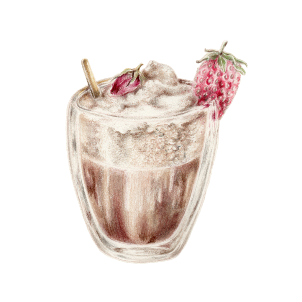 epres frappe muveszi ceruzarajz art print