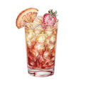 tequila sunrise art print poster 